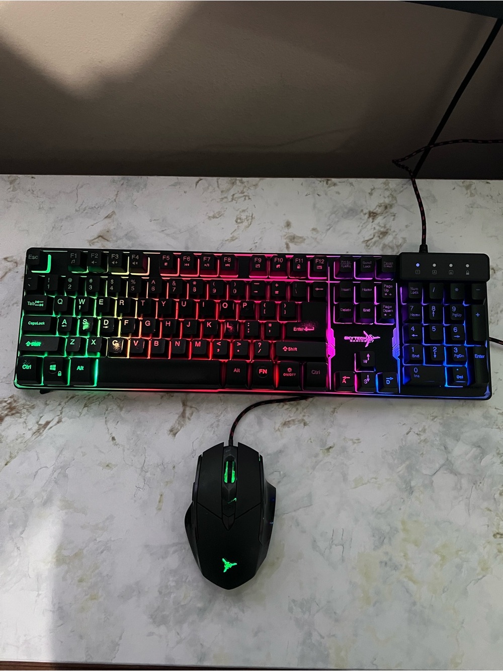 RGB Gaming - Keyboard and Mouse Combo - Skytech Gaming